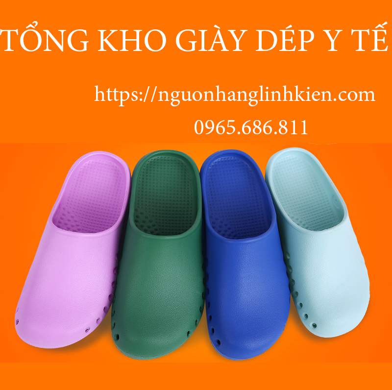 Giày dép chuyên dụng trong ngành y chống trơn trượt, thoáng khí