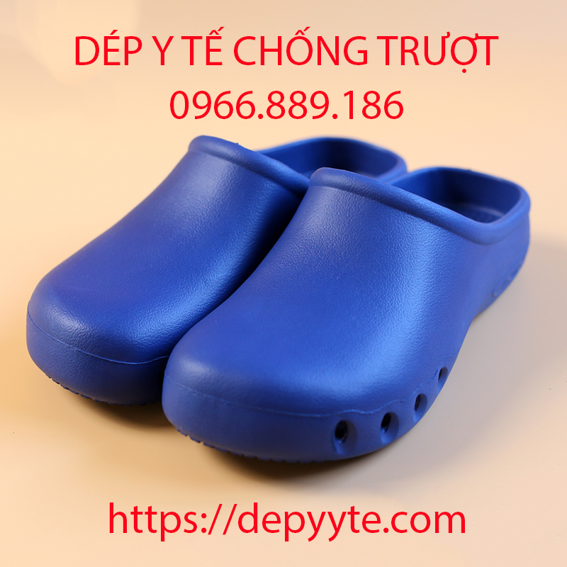 dép y tế, giày bảo hộ, giày phẫu thuật bệnh viện chống trơn trượt