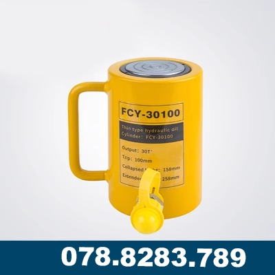 Kích thủy lực bằng tay 100 tấn_Xi lanh thủy lực điện_FCY-30100_Loại chia 100 thì kích chân thủy lực kích 20 tấn