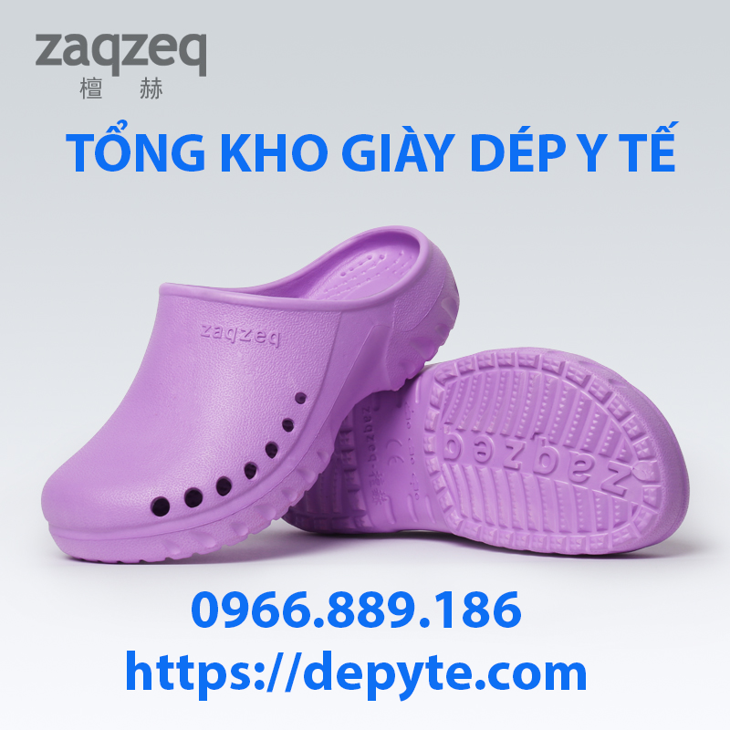 dép sandal y tế thời trang bệnh viện chống trơn trượt, chống thấm nước