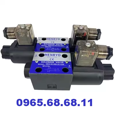 cấu tạo van điện từ thủy lực Van điện từ trạm thủy lực Heida HENRYD DSG-02-3C2/3C3/3C4/3C6/2B2-DL-24/220 van tay thủy lực van bi thủy lực