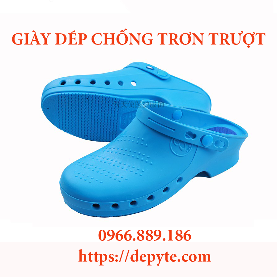 Dép sandal  y tế, dép phẫu thuật đế cao chống trơn trượt, khử mùi hôi