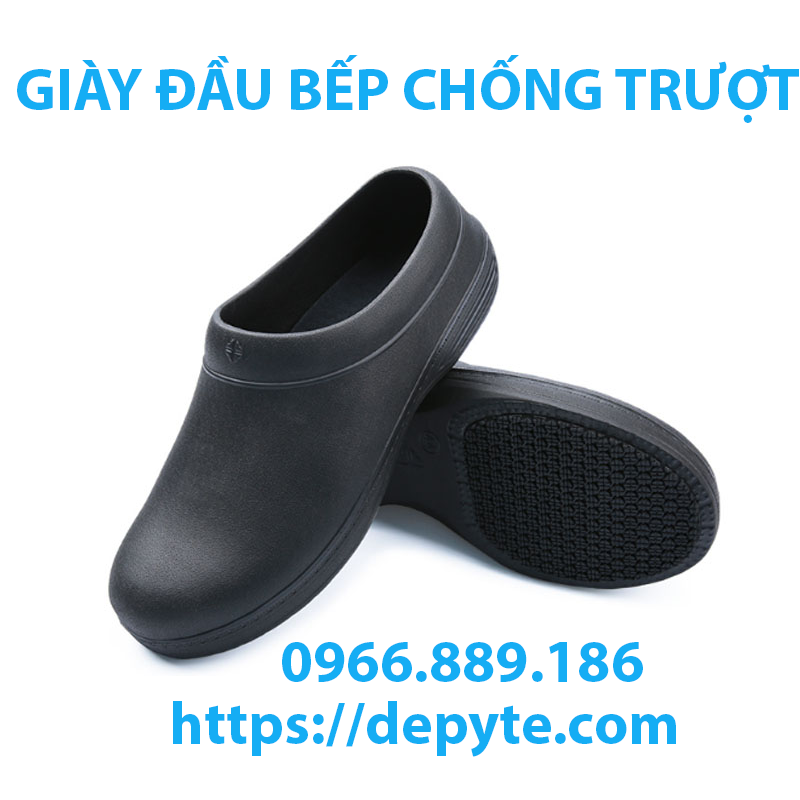 giày đầu bếp chuyên dụng trong nhà bếp, công xưởng chống trơn hiệu quả