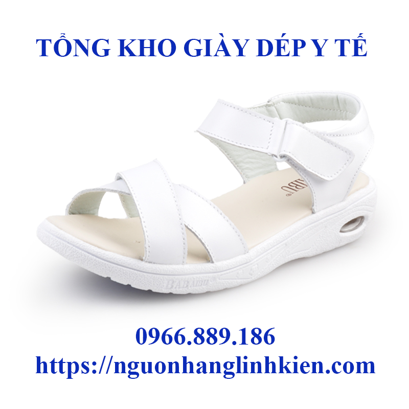 dép sandal nữ có quai, dép thời trang, dép y tế trong bệnh viện