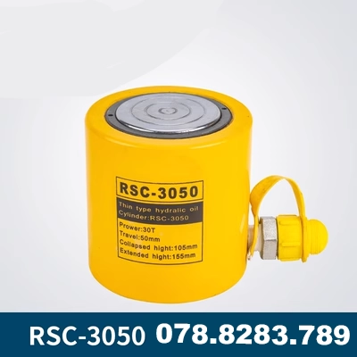 Kích thủy lực ngắn kích riêng kích thủy lực ngắn RSC-301 30T hành trình 50mm con đội thủy lực 1 tấn kích thủy lực 3 tấn