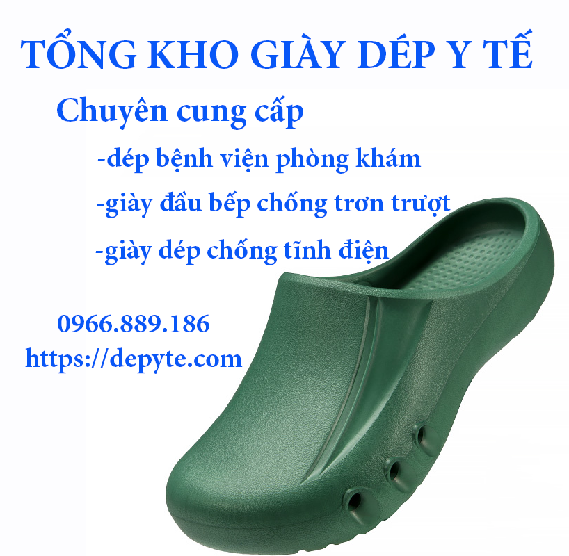 dép y tế chất lượng cao không trơn trượt chuyên dụng trong ngành y