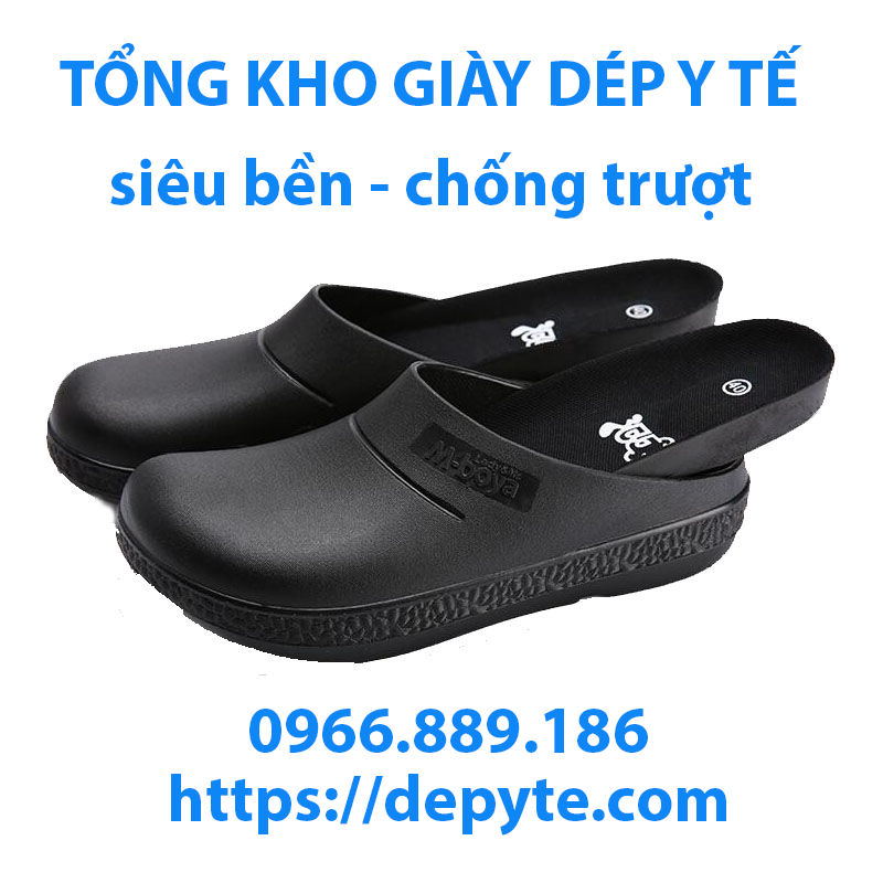 giày đầu bếp an toàn chống thấm nước, dầu, chống trơn, chống bụi bẩn