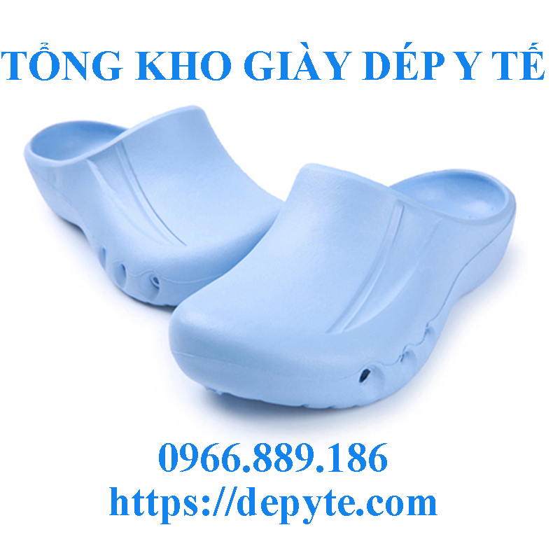 giày dép y tế, giày bảo hộ trong bệnh viện chống trơn trượt, mềm nhẹ