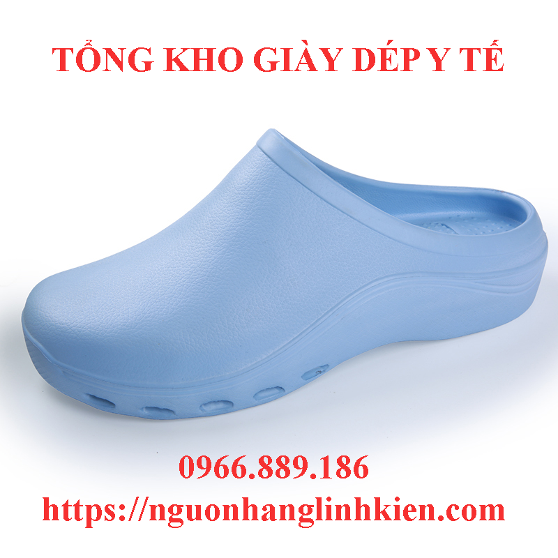 Dép y tế không quai ngang chất lượng cao đi trong bệnh viện thoáng khí