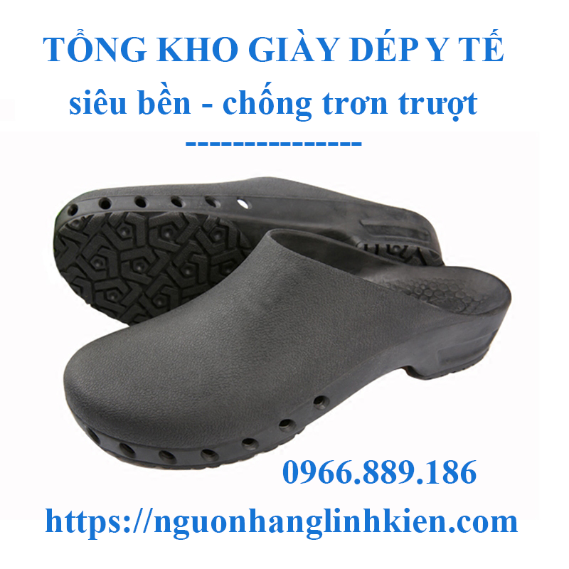 giày dép phòng mổ, bệnh viện chống trơn trượt, chống thấm nước