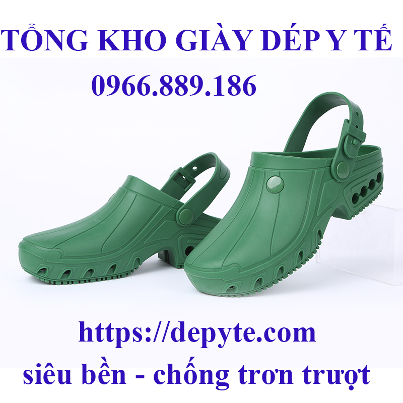 dép y tế, giày chống tĩnh điện đi trong bệnh viện, chống trơn trượt