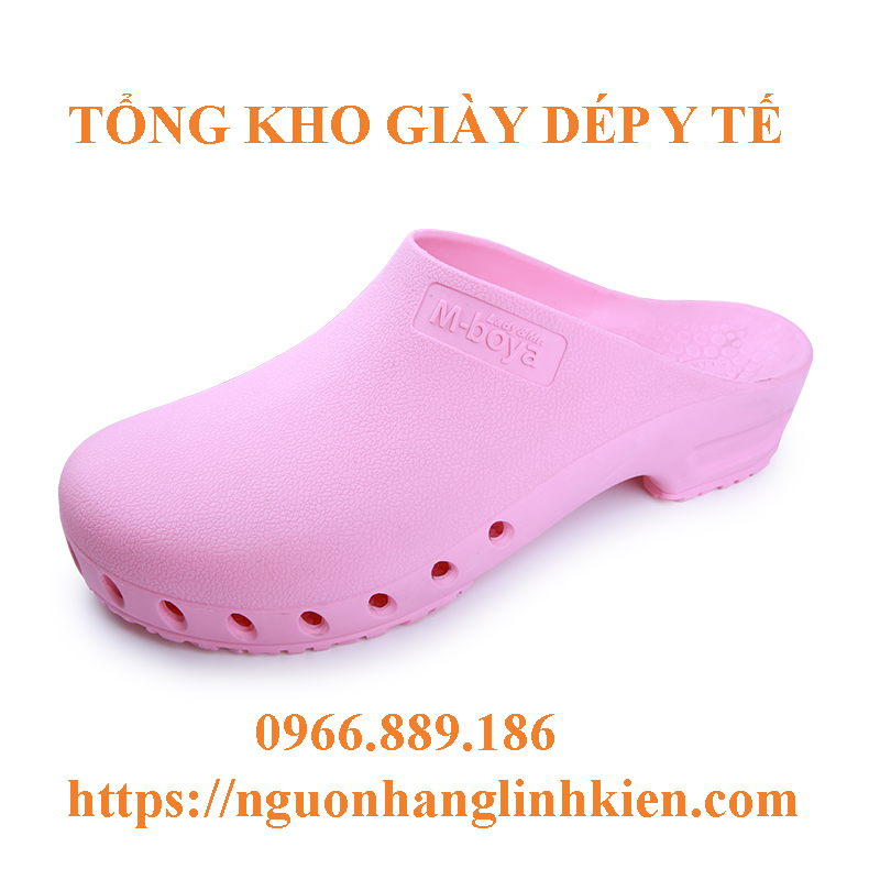 giày phẫu thuật trong bệnh viện chống trơn trượt, chống axit, chịu lửa