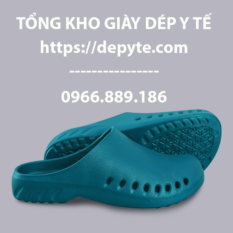 giày dép bệnh viện phòng khám, dép y tế không quai chống trơn trượt