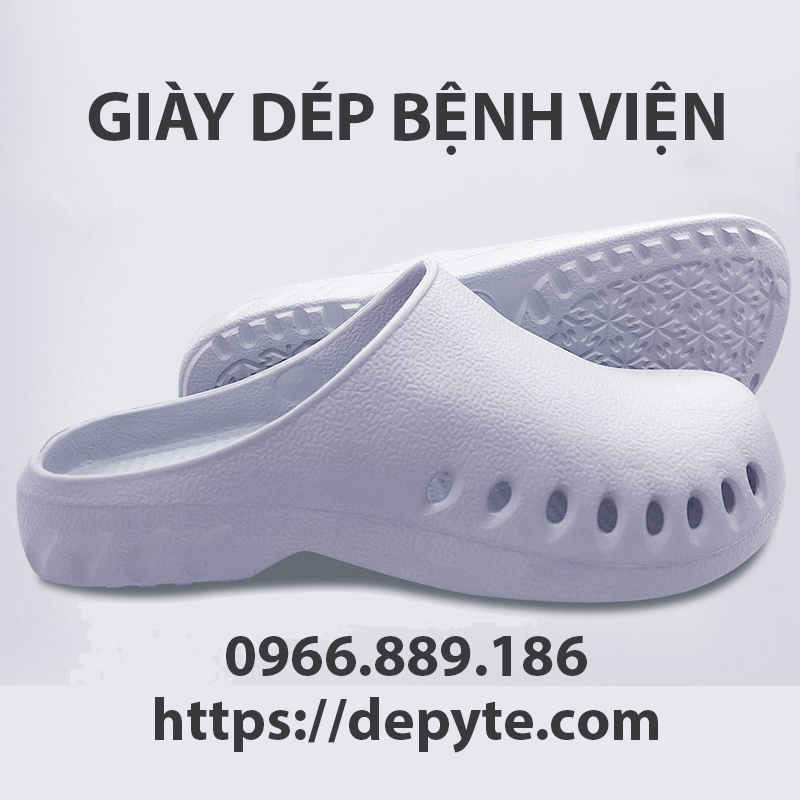 giày dép y tế trong bệnh viện chống nhỏ giọt, chống trơn trượt,êm chân