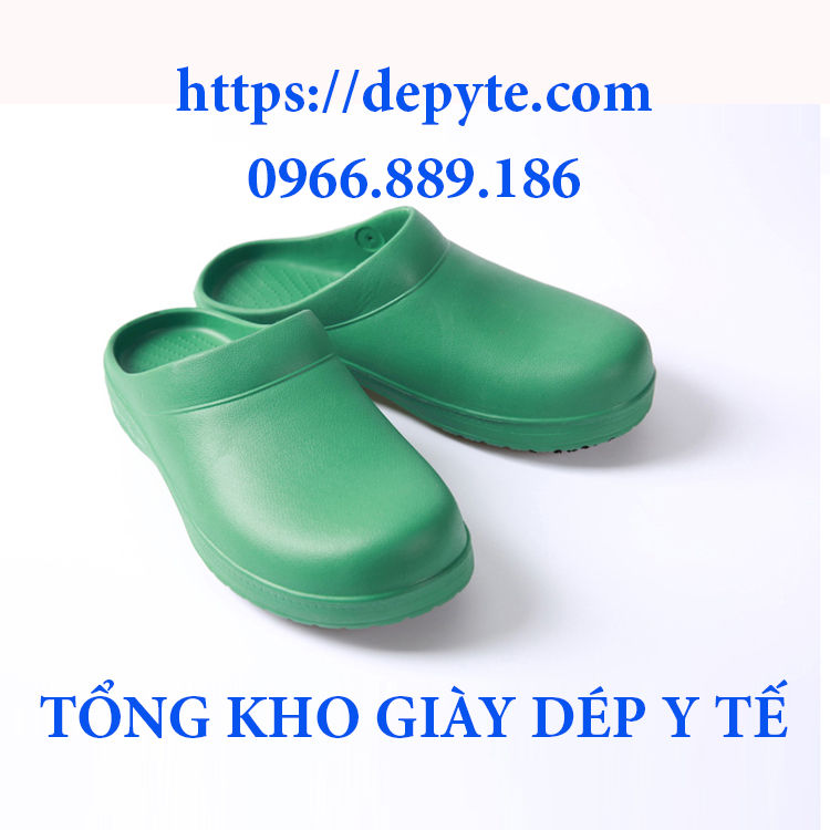 Dép phẫu thuật, dép y tế không quai chất lượng cao, chống trơn trượt