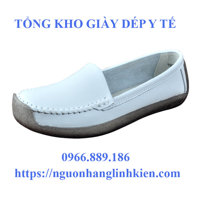 giày y tế, giày lười thời trang chống trơn trượt, khử mùi thoáng khí