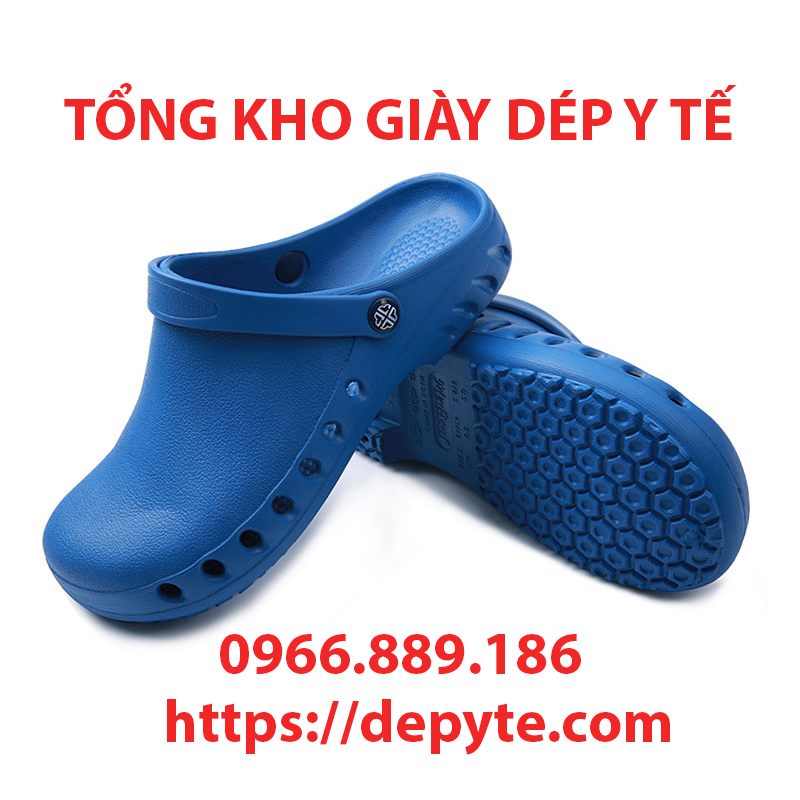 Dép y tế quai ngang đi trong bệnh viện thoáng khí, chống trơn trượt