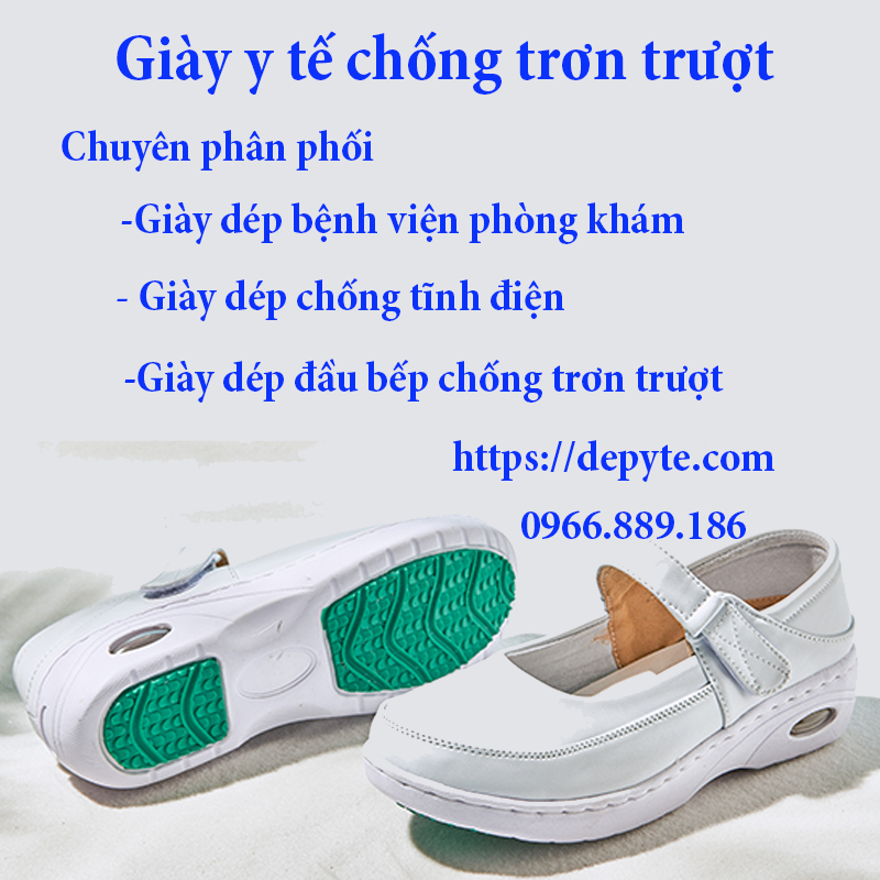 Giày y tá đi trong bệnh viện phòng khám đế mềm, chống trơn trượt