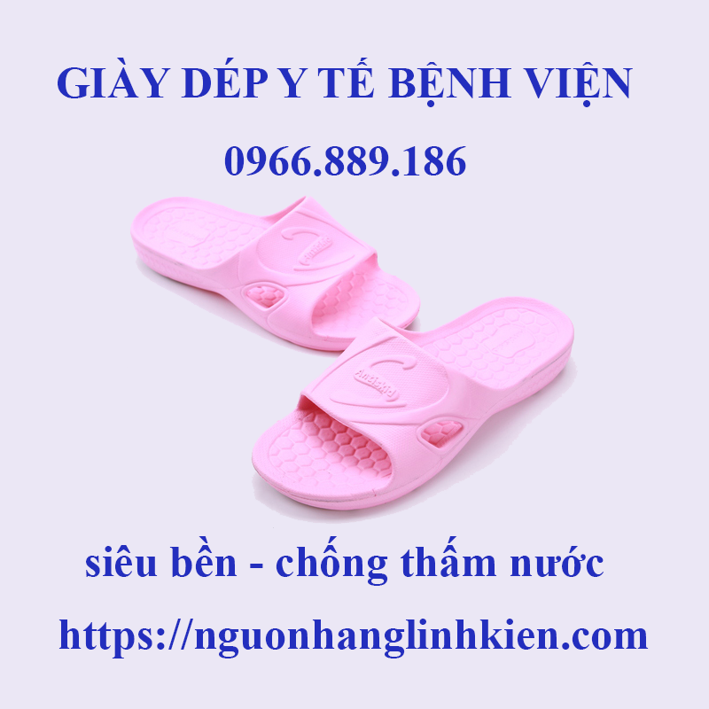 dép y tế, dép đi trong nhà chống trơn trượt, mềm mại thoáng khí