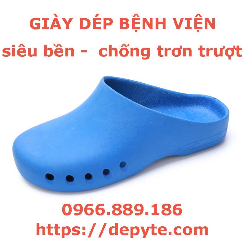 Dép y tế, giày phẫu thuật đi trong bệnh viện thoáng khí, chống trượt