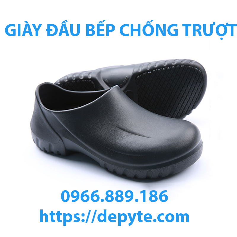 giày đầu bếp, giày phẫu thuật chống trơn trượt, chống bụi an toàn