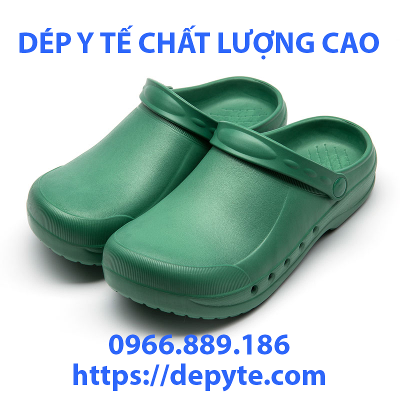 Dép y tế chất lượng cao đi trong bệnh viện đế mềm chống trơn trượt