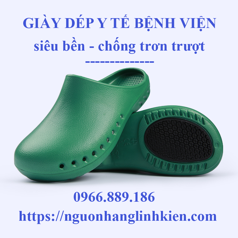 dép y tế, dép phòng thí nghiệm chống trơn trượt, chất lượng cao