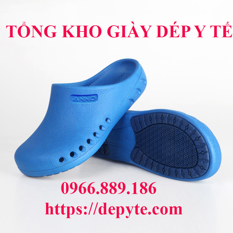 dép y tế không quai, giày phẫu thuật anno không trượt, chống thấm nước