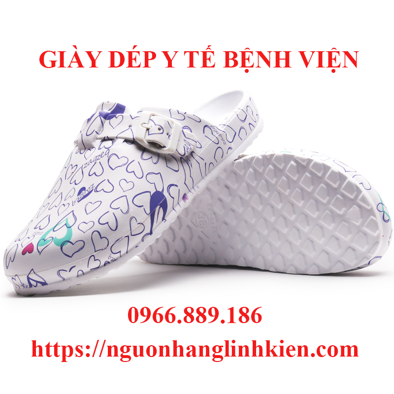 giày dép y tế bệnh viện, dép thời trang chống trơn trượt, khử mùi hôi