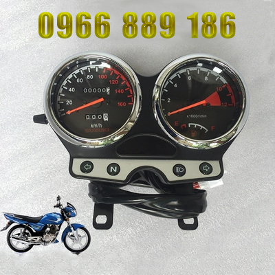 đồng hồ cho xe máy Đồng hồ đo tốc độ quãng đường của thiết bị Qingqi GSX125-3C Junwei QS125-5C/5B/GT125/GSX125 mặt đồng hồ xe máy đồng hồ công to mét xe máy