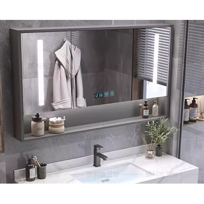 Tủ phòng tắm Kết hợp bảng đá thông minh đơn giản hiện đại Handwashing Rửa mặt Tủ Pellet Tủ phòng tắm Phòng tắm Nội các Tủ gương tủ gương đứng tủ đựng trang sức có gương
