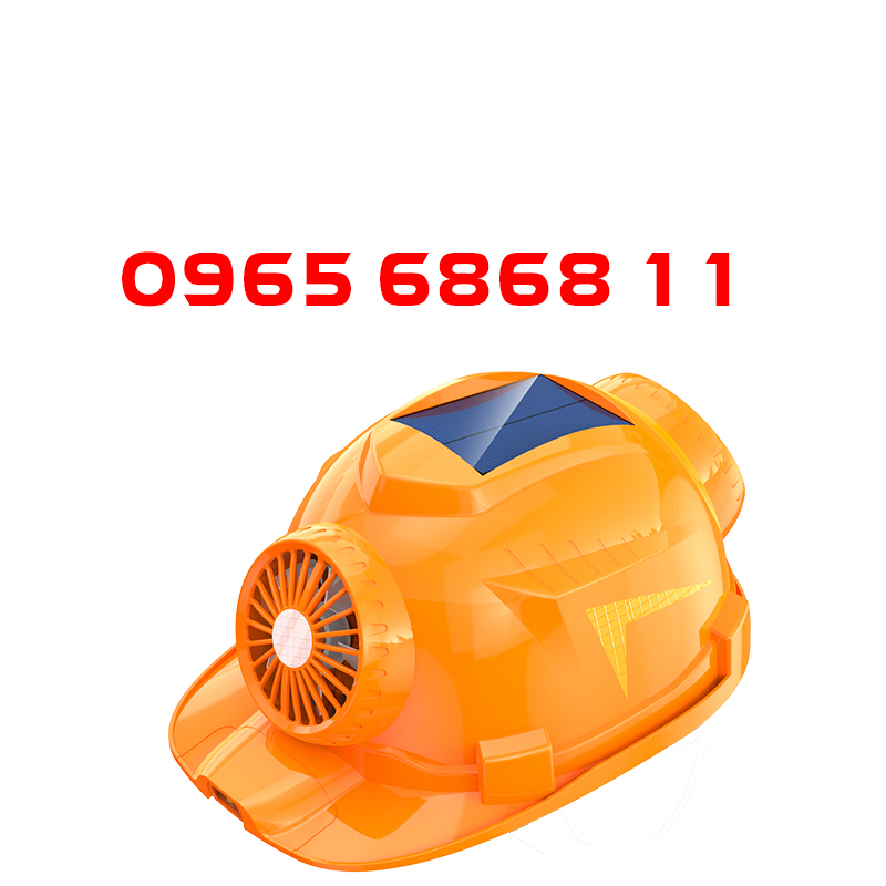Mũ bảo hộ quạt đôi động cơ không chổi than công suất cao nón bảo hộ công trình chống va đập mũ bảo hộ 3m