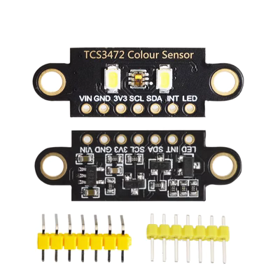 cảm biến màu sắc tcs3200 Cảm biến nhận dạng màu TCS34725 mô-đun cảm biến ánh sáng rực rỡ RGB IIC hỗ trợ STM32 cảm biến màu tcs3200 cảm biến màu sắc tcs3200