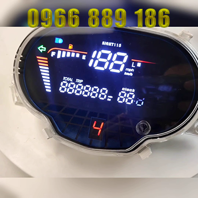 đồng hồ xe sirius 50cc Thích hợp cho xe máy YAMAHA SIGHT115 dụng cụ kỹ thuật số đồng hồ tốc độ điện tử LCD sửa đổi đồng hồ đo mã đường độ đồng hồ điện tử cho xe wave đồng hồ điện tử cho xe wave