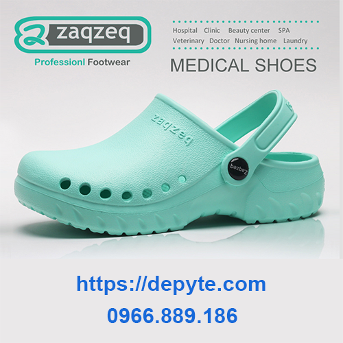 Dép sandal  y tế ZaqZeq đi trong bệnh viện phòng khám chống trơn trượt