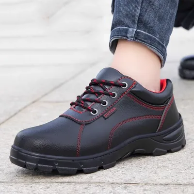 Giày bảo hiểm lao động Đàn ông thoáng khí chống đập chống xỏ túi thép đầu và mùa hè khử mùi cách nhiệt trang web giày công sở