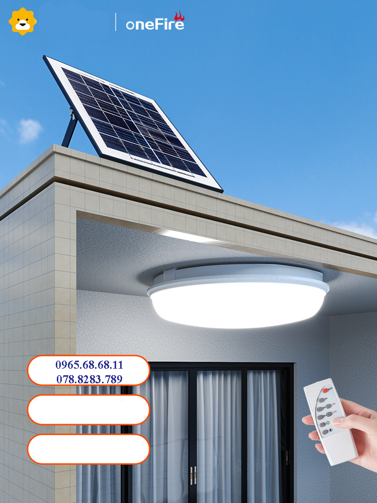 Đèn năng lượng mặt trời nhà trong nhà đèn trần một kéo hai led siêu sáng công suất cao ban công phòng ngủ phòng khách lối đi đèn den op tran nang luong mat troi đèn năng lượng mặt trời ốp trần
