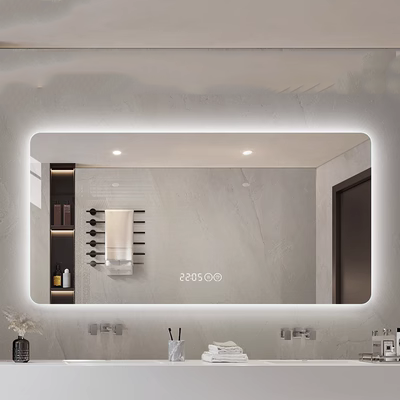 Màn hình cảm ứng LED thông minh gương phòng tắm treo tường gương phòng tắm chống sương mù nhà vệ sinh có đèn rửa gương gương tùy chỉnh