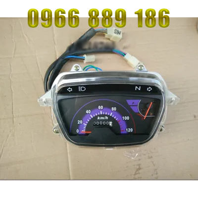 đồng hồ chân gương xe máy Phụ tùng xe máy Lifan LF100-5T 110-H lắp ráp dụng cụ đo tốc độ dầu cấp bánh bàn đèn đồng hồ xe máy đồng hồ xe máy điện tử sirius