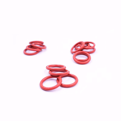 Vòng đệm chữ O bằng silicon màu đỏ bằng sắt có đường kính ngoài 10-20-30-40 * đường kính dây 3 mm, thân thiện với môi trường và đàn hồi cung cấp gioăng phớt thủy lực gioăng cao su thủy lực