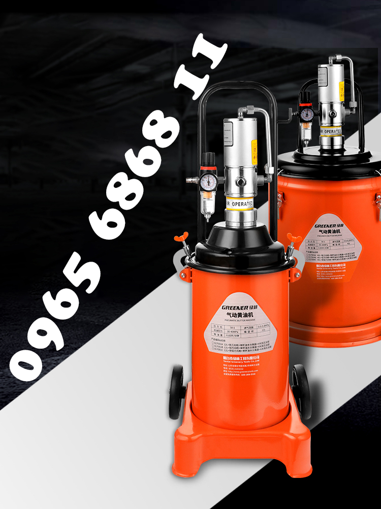 Máy bơm mỡ khí nén áp suất cao phun hiệu quả cao đầu súng vạn năng tự động máy bơm mỡ bằng tay