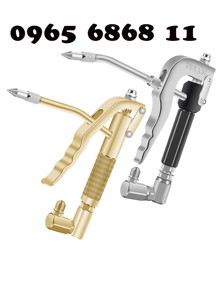 Súng bơm mỡ khí nén vạn năng DL-6006 hợp kim nhôm bơm mỡ khí nén chất liệu thép cán nguội công suất cao máy bơm mỡ bò