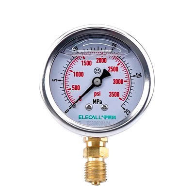 Đồng hồ đo áp suất chống sốc YTN/yn-60 đồng hồ đo áp suất nước bằng thép không gỉ đồng hồ đo áp suất dầu thủy lực phong vũ biểu đồng hồ đo áp suất âm đồng hồ đo chân không
