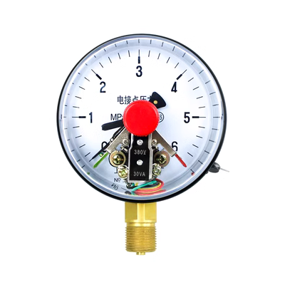 Đồng hồ đo áp suất tiếp xúc điện có hỗ trợ từ tính Thượng Hải YX60/YX100/YX150 YXC100/YXC150