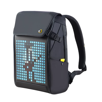 Divoom dot sound pixel chức năng đeo vai túi đi xe máy ba lô công suất lớn màn hình led túi máy tính balo laptop cao cấp Balo chạy chữ led